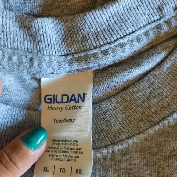 Mens size XL short sleeve shirt. Bikers against child abuse shirt. - Picture 3 of 3